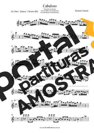 Radamés Gnattali  partitura para Clarinete (Bb)