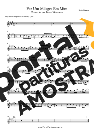 Regis Danese  partitura para Clarinete (Bb)
