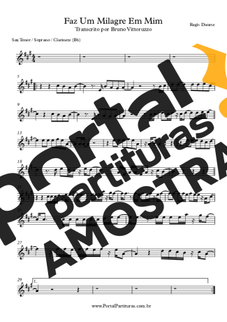 Regis Danese  partitura para Clarinete (Bb)