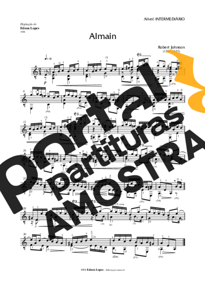 Robert Johnson  partitura para Violão