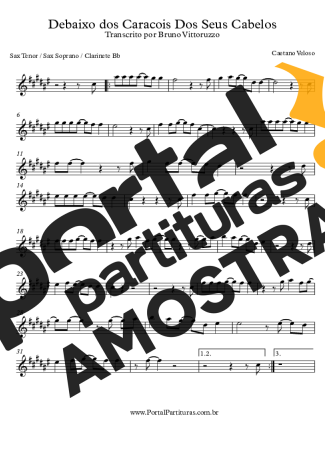 Roberto Carlos  partitura para Clarinete (Bb)