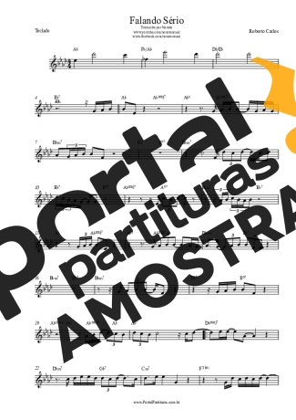 Roberto Carlos  partitura para Teclado