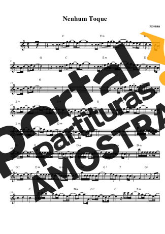 Rosana  partitura para Clarinete (Bb)