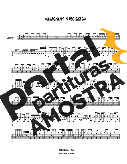 Rush  partitura para Bateria