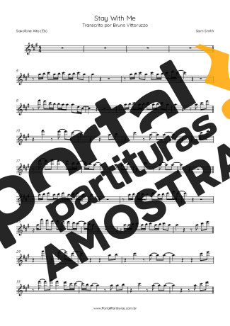 Sam Smith  partitura para Saxofone Alto (Eb)