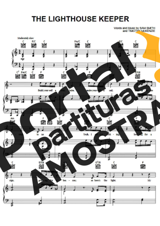 Sam Smith The Lighthouse Keeper partitura para Piano