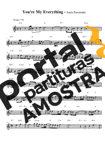 Santa Esmeralda  partitura para Saxofone Tenor Soprano (Bb)