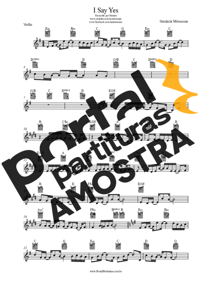 Shinkichi Mitsumune  partitura para Violão