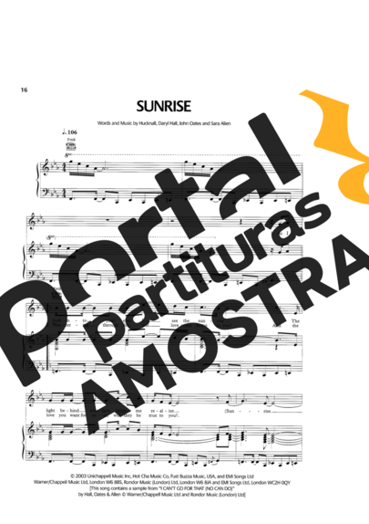 Simply Red  partitura para Piano