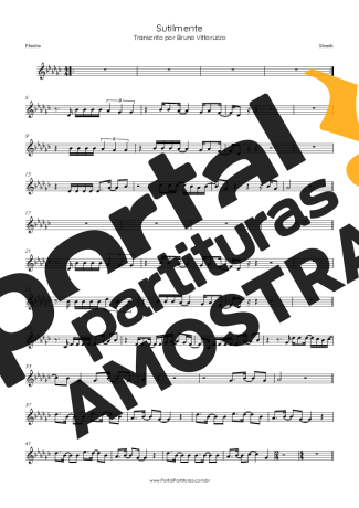 Skank  partitura para Flauta Transversal
