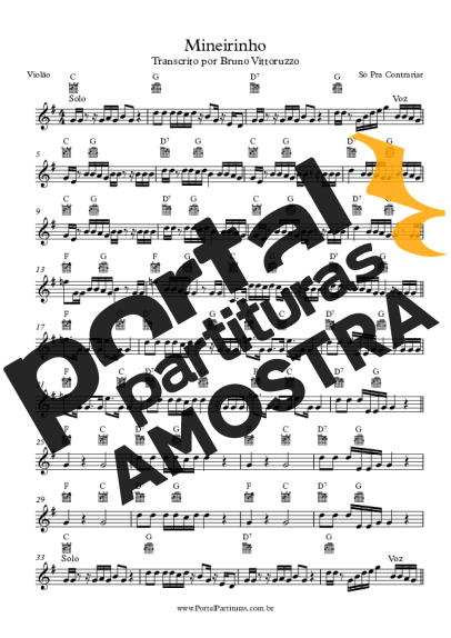 Só Pra Contrariar  partitura para Violão