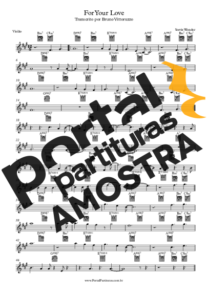 Stevie Wonder  partitura para Violão