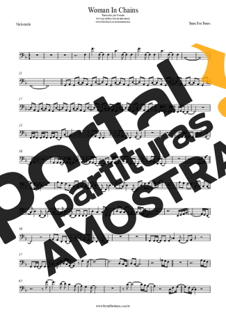 Tears For Fears  partitura para Violoncelo