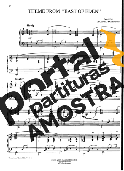 Movie Soundtracks (Temas de Filmes)  partitura para Piano