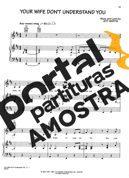 Movie Soundtracks (Temas de Filmes) Your Wife Dont Understand You (The Simpsons) partitura para Piano