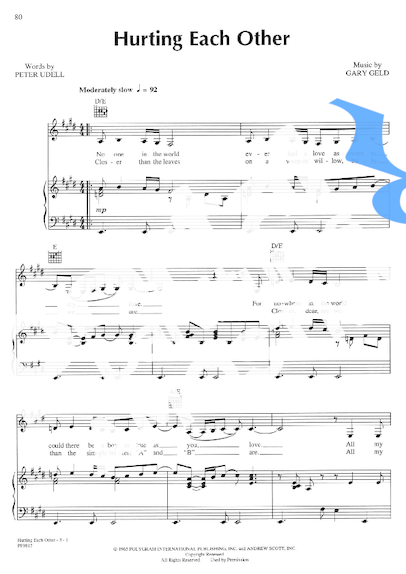 The Carpenters  partitura para Piano