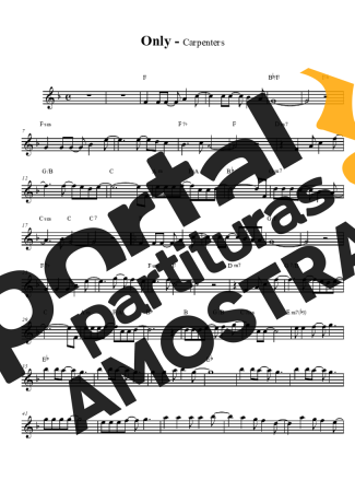 The Carpenters  partitura para Clarinete (Bb)