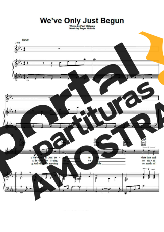 The Carpenters  partitura para Piano