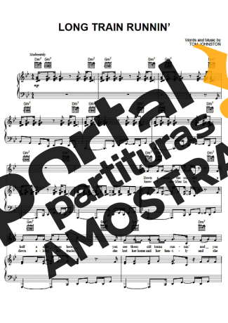 The Doobie Brothers Long Train Runnin partitura para Piano