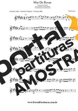 The Fevers  partitura para Clarinete (Bb)