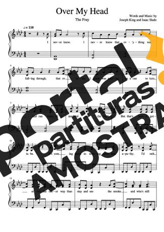 The Fray  partitura para Piano