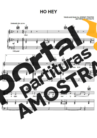 The Lumineers Ho Hey partitura para Piano