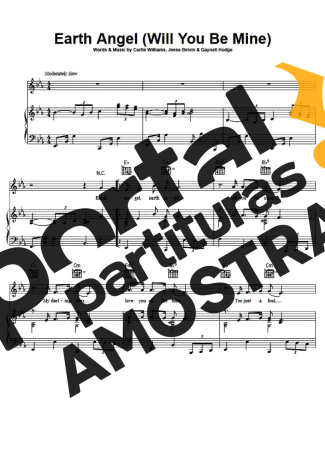 The Platters  partitura para Piano