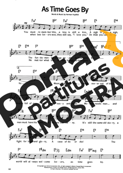 The Real Book Of Blues As Time Goes By partitura para Gaita