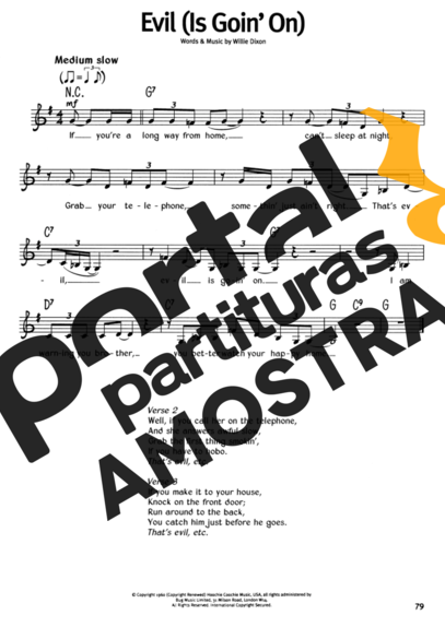 The Real Book Of Blues Evil (Is Goin On) partitura para Teclado