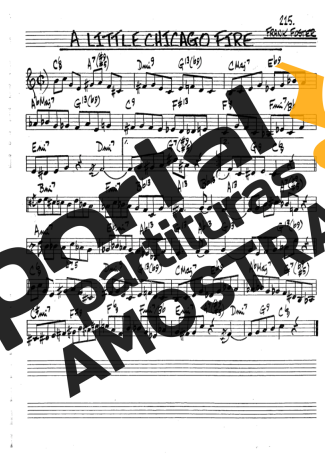 The Real Book of Jazz A Little Chicago Fire partitura para Clarinete (Bb)