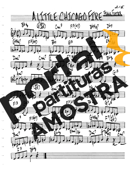 The Real Book of Jazz A Little Chicago Fire partitura para Gaita