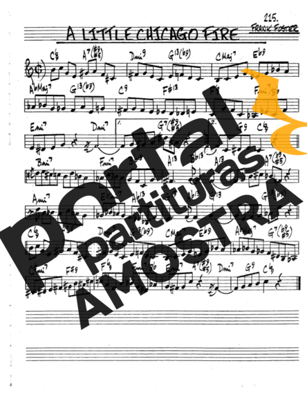 The Real Book of Jazz A Little Chicago Fire partitura para Trompete