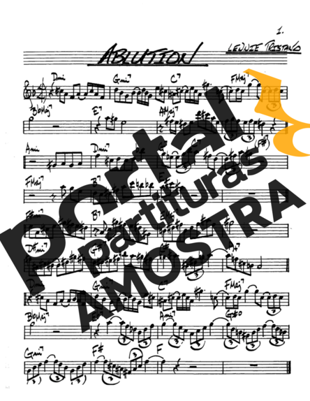 The Real Book of Jazz  partitura para Saxofone Alto (Eb)