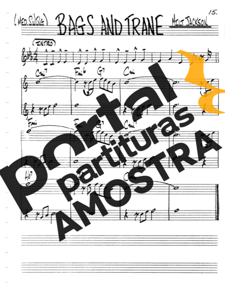 The Real Book of Jazz Bags And Trane partitura para Violino