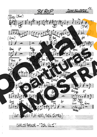 The Real Book of Jazz Bebop partitura para Clarinete (Bb)