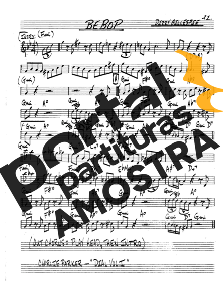 The Real Book of Jazz Bebop partitura para Saxofone Tenor Soprano (Bb)