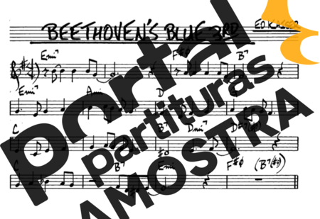 The Real Book of Jazz Beethovens Blue 3rd partitura para Saxofone Alto (Eb)