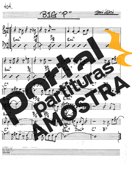 The Real Book of Jazz Big P partitura para Trompete