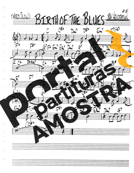 The Real Book of Jazz Birth Of The Blues partitura para Violino