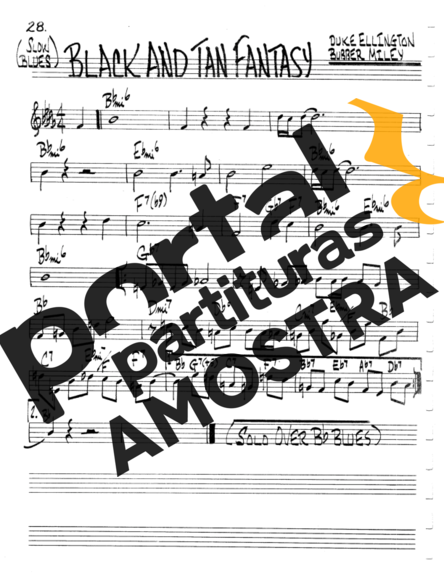 The Real Book of Jazz Black And Tan Fantasy partitura para Gaita