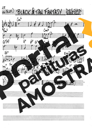 The Real Book of Jazz Black & Tan Fantasy partitura para Clarinete (Bb)