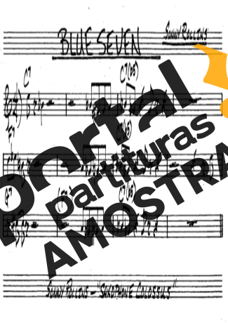 The Real Book of Jazz Blue Seven partitura para Clarinete (Bb)