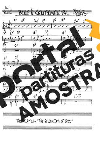 The Real Book of Jazz Blue & Sentimental partitura para Clarinete (Bb)