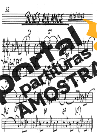 The Real Book of Jazz Blues Ala Mode partitura para Clarinete (Bb)