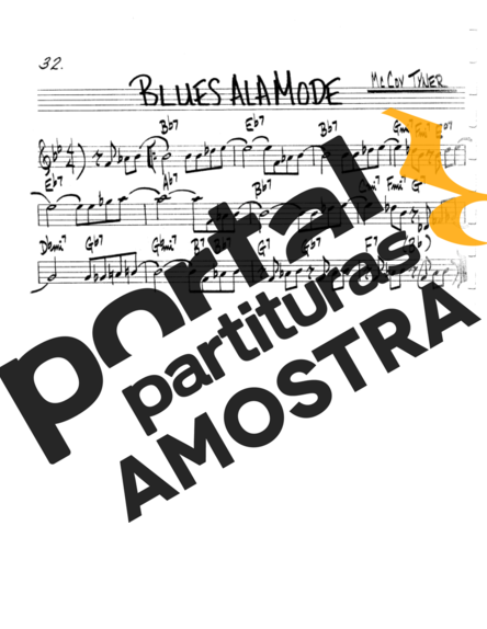The Real Book of Jazz Blues Ala Mode partitura para Clarinete (C)