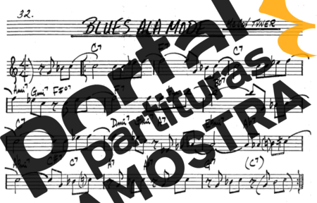The Real Book of Jazz Blues Ala Mode partitura para Saxofone Tenor Soprano (Bb)