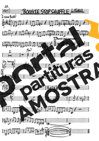 The Real Book of Jazz Boogie Stop Shuffle partitura para Clarinete (Bb)
