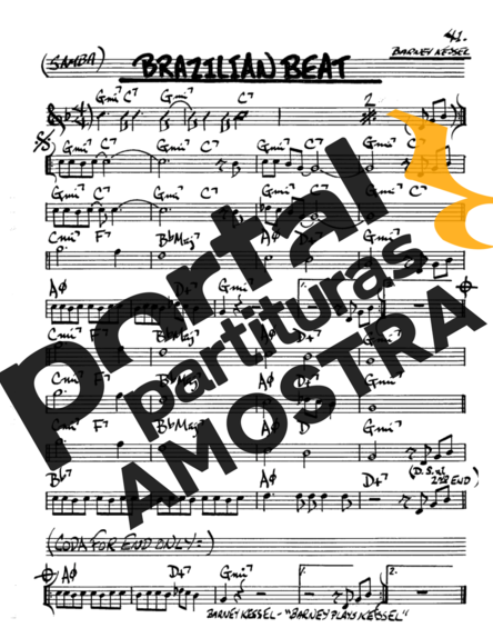 The Real Book of Jazz Brazilian Beat partitura para Saxofone Alto (Eb)
