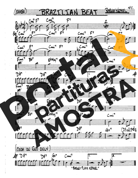 The Real Book of Jazz Brazilian Beat partitura para Saxofone Tenor Soprano (Bb)