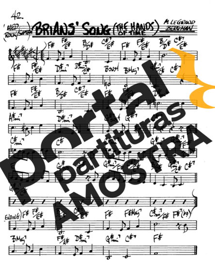 The Real Book of Jazz Brians Song partitura para Saxofone Alto (Eb)